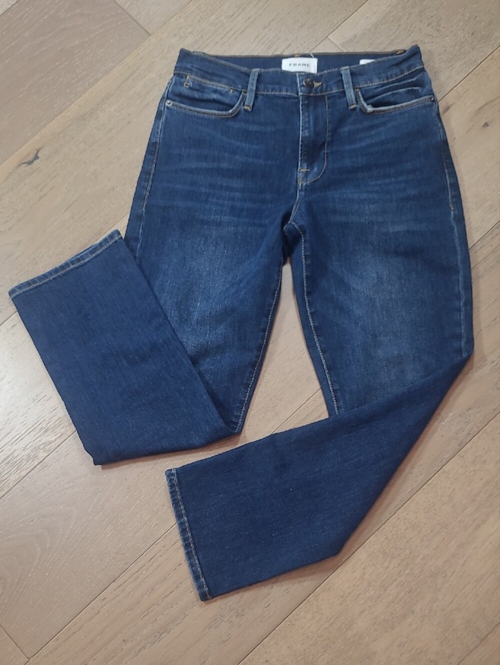 EUC Frame Jeans Women's sz 27 Le High Straight Rosalie Ankle Denim Jeans